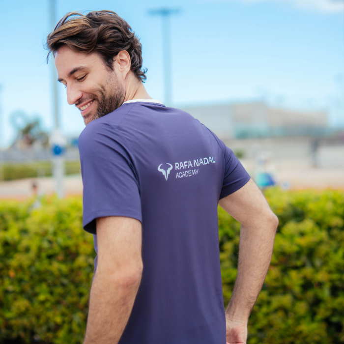 Rafa Nadal Academy Camiseta Lila Hombre