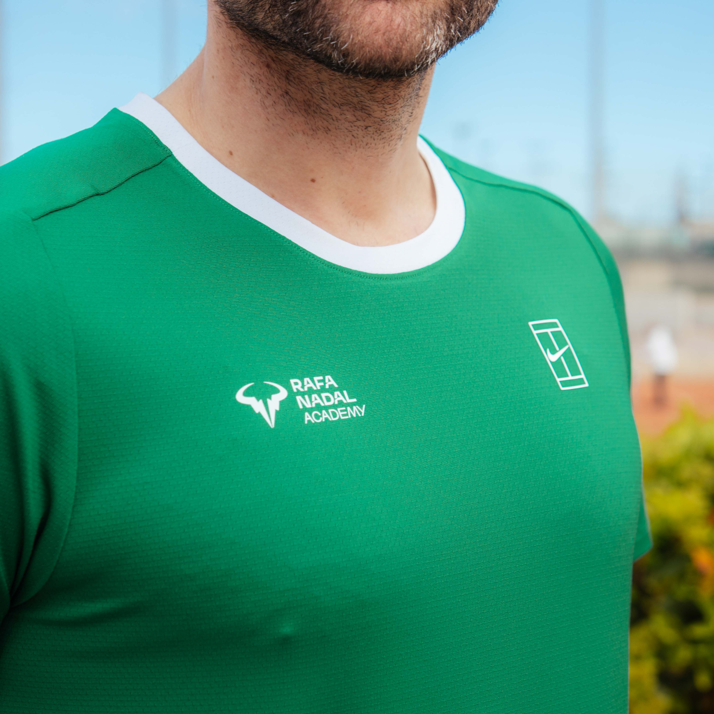 Rafa Nadal Academy Camiseta Verde Hombre
