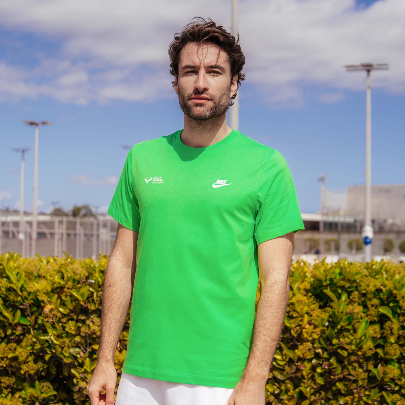 Rafa Nadal Academy Camiseta Verde Hombre
