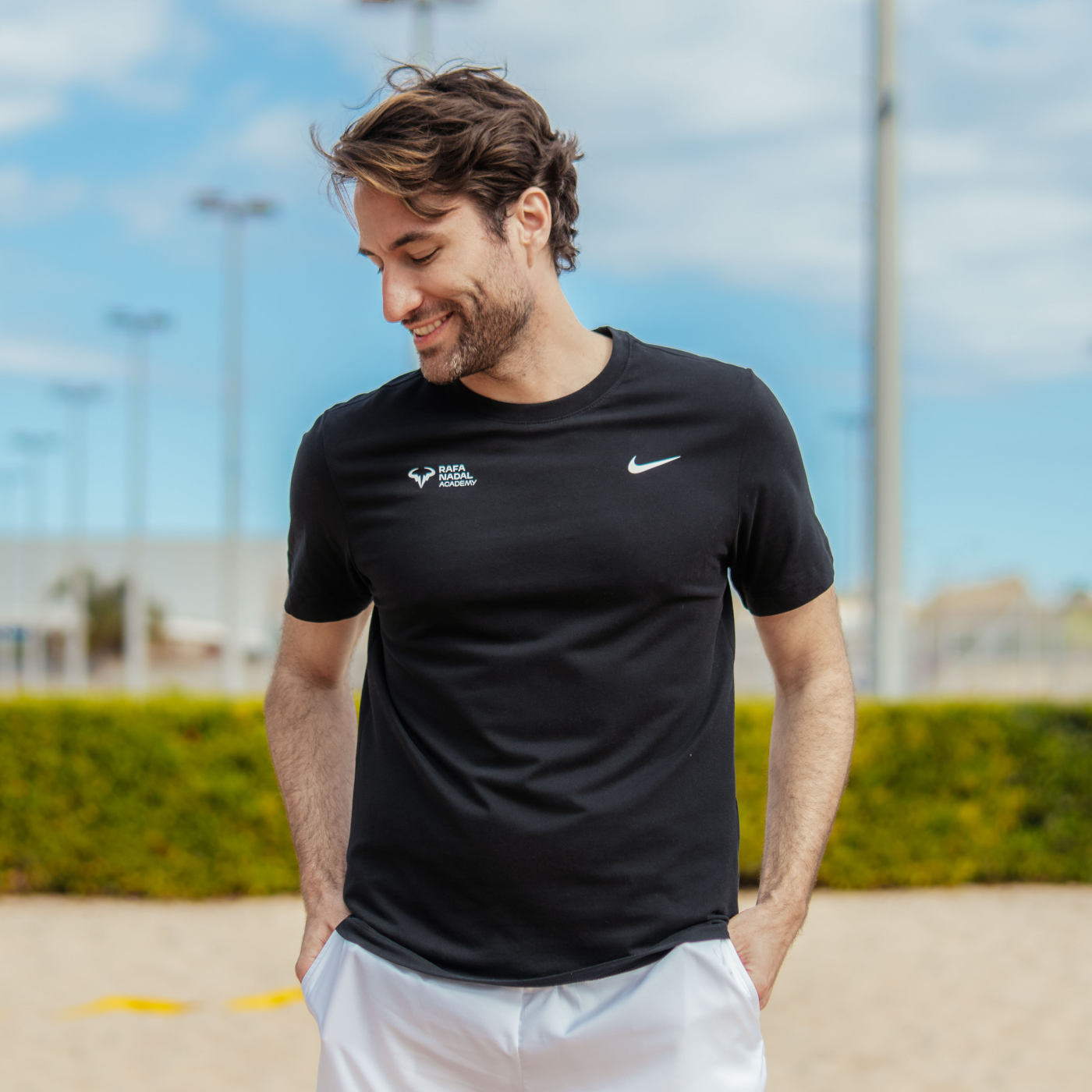 Rafa Nadal Academy Camiseta Negra Hombre Ed. Especial
