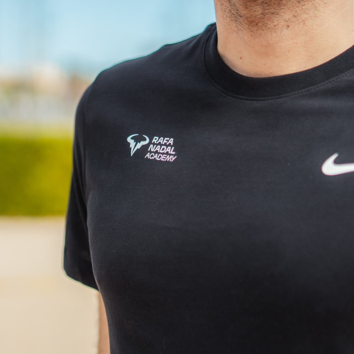 Rafa Nadal Academy Camiseta Negra Hombre Ed. Especial