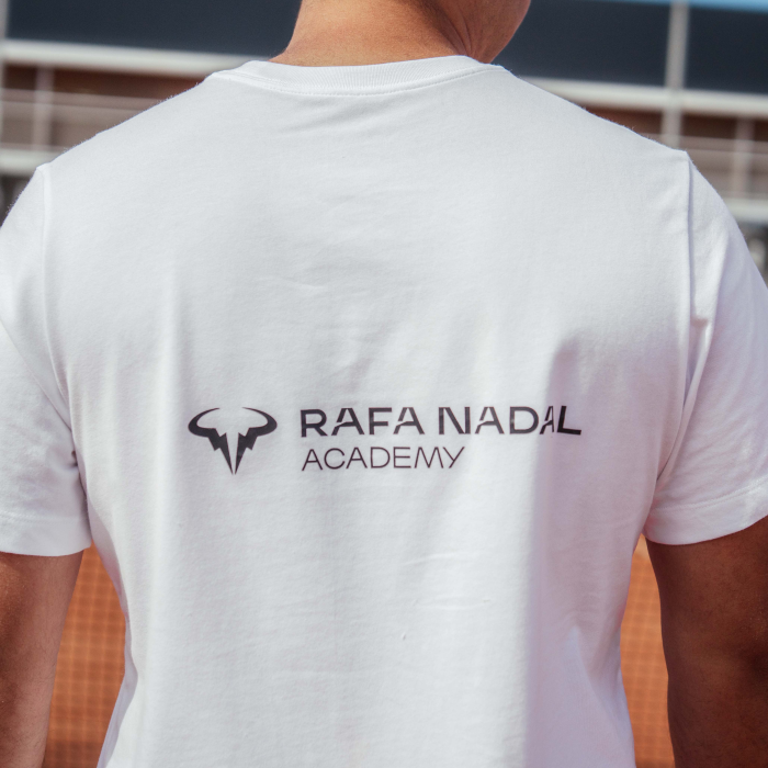 Rafa Nadal Academy Camiseta Blanca Hombre