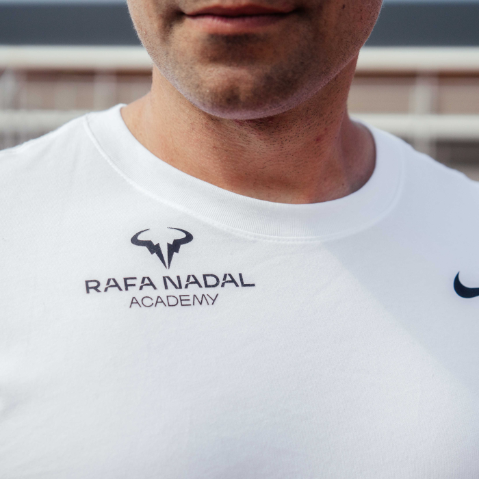 Rafa Nadal Academy Camiseta Blanca Hombre
