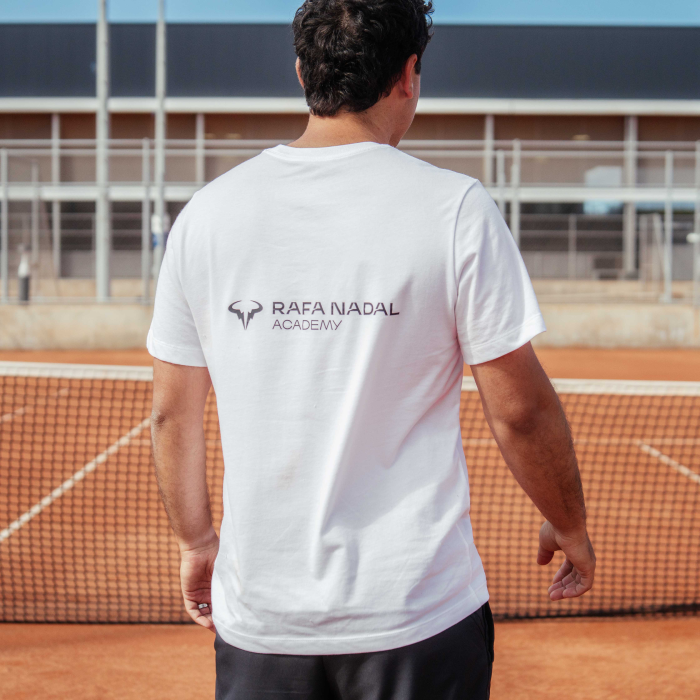 Rafa Nadal Academy Camiseta Blanca Hombre