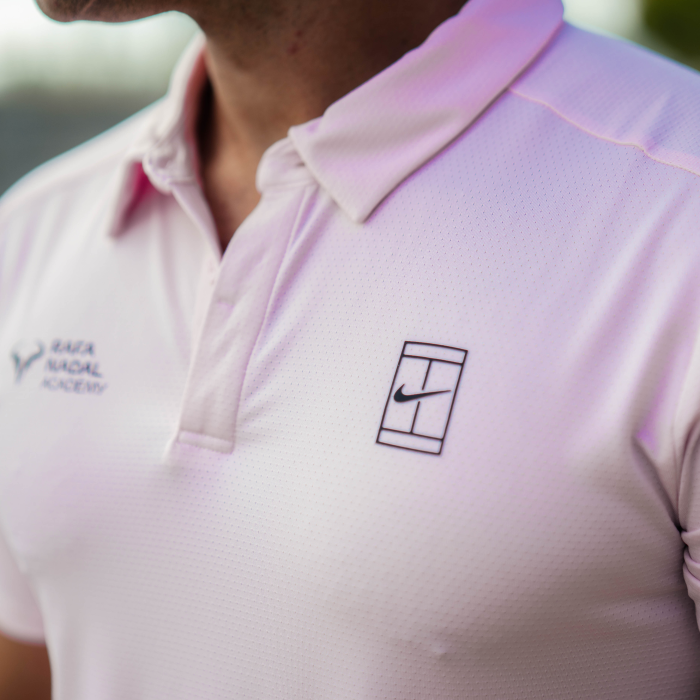 Rafa Nadal Academy Men's Pink Dry-fit Polo