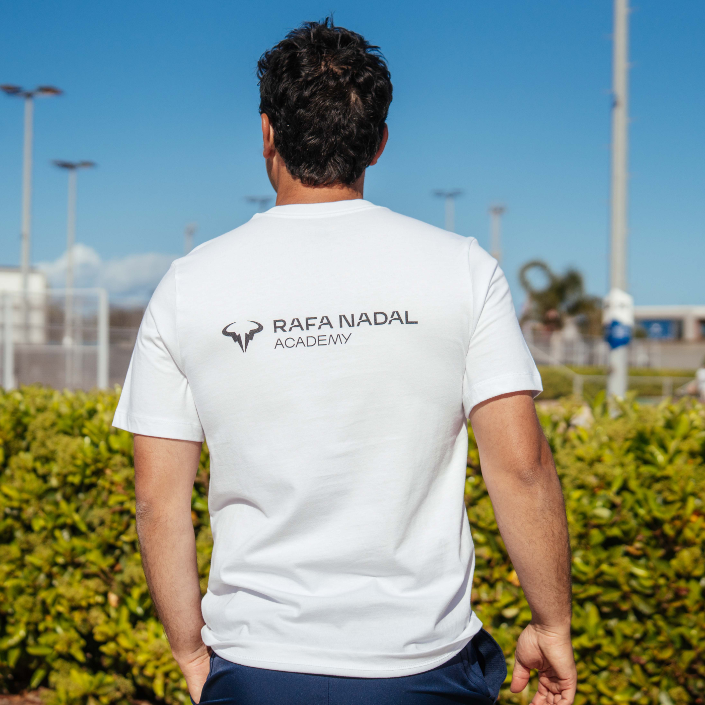 Rafa Nadal Academy Camiseta Blanca Hombre