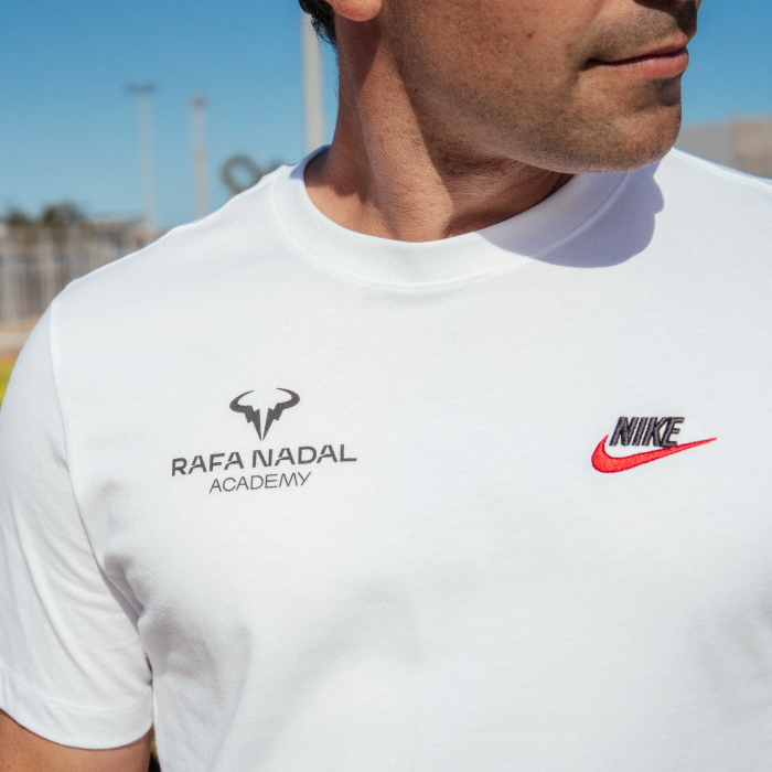Rafa Nadal Academy Camiseta Blanca Hombre