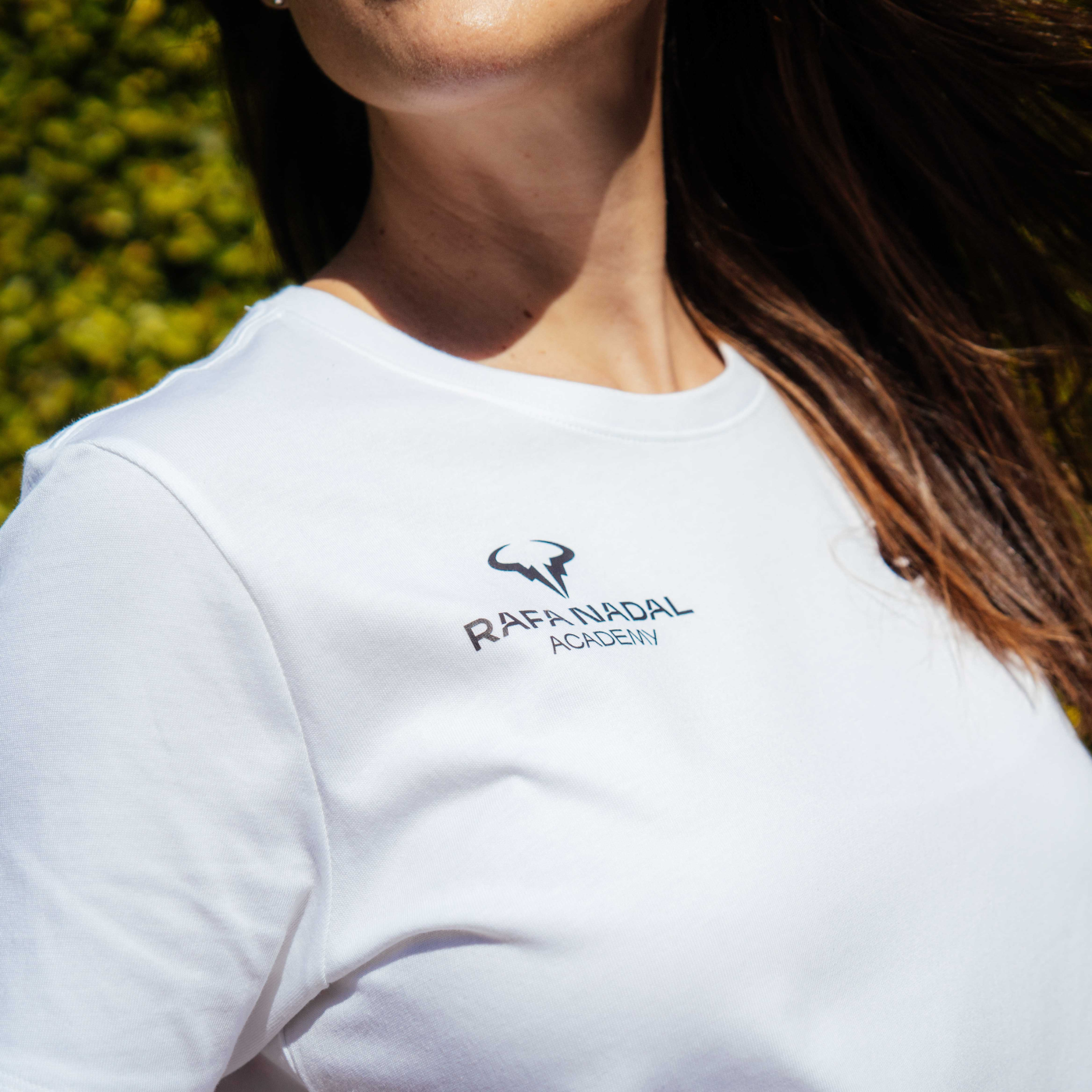 Rafa Nadal Academy Camiseta Blanca Mujer