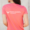 Rafa Nadal Academy T-Shirt Corail Femme