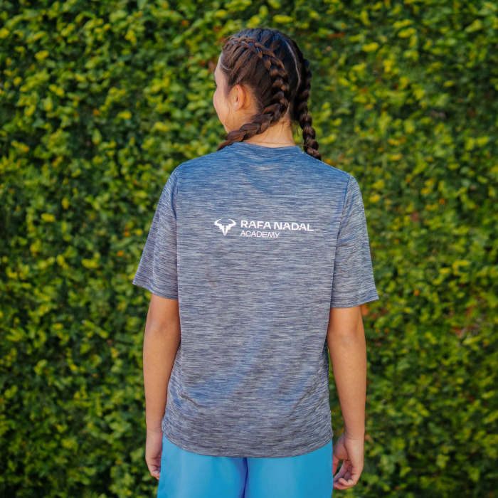 Rafa Nadal Academy Camiseta Negra Infantil