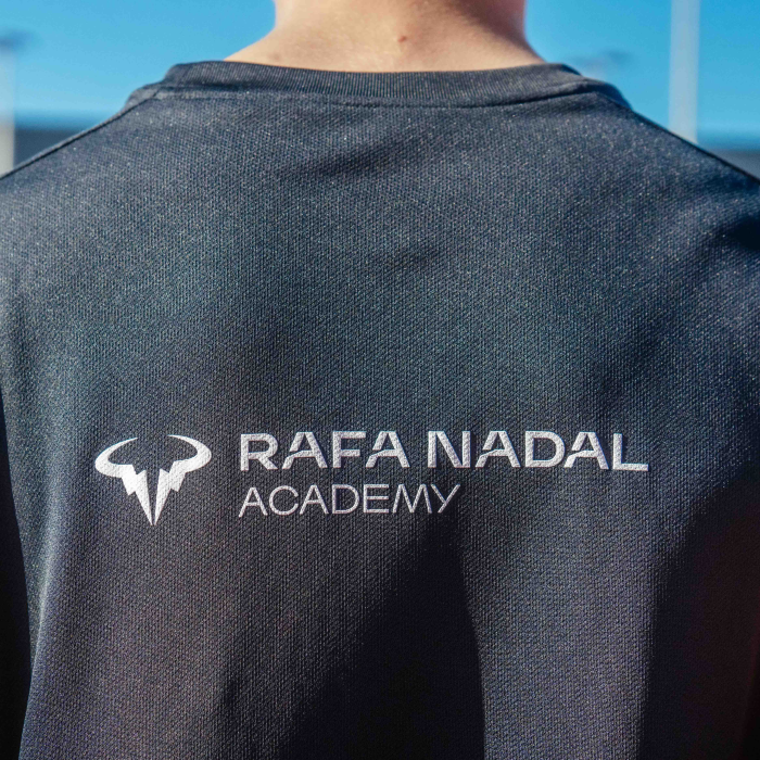 Rafa Nadal Academy Camiseta Negra Infantil