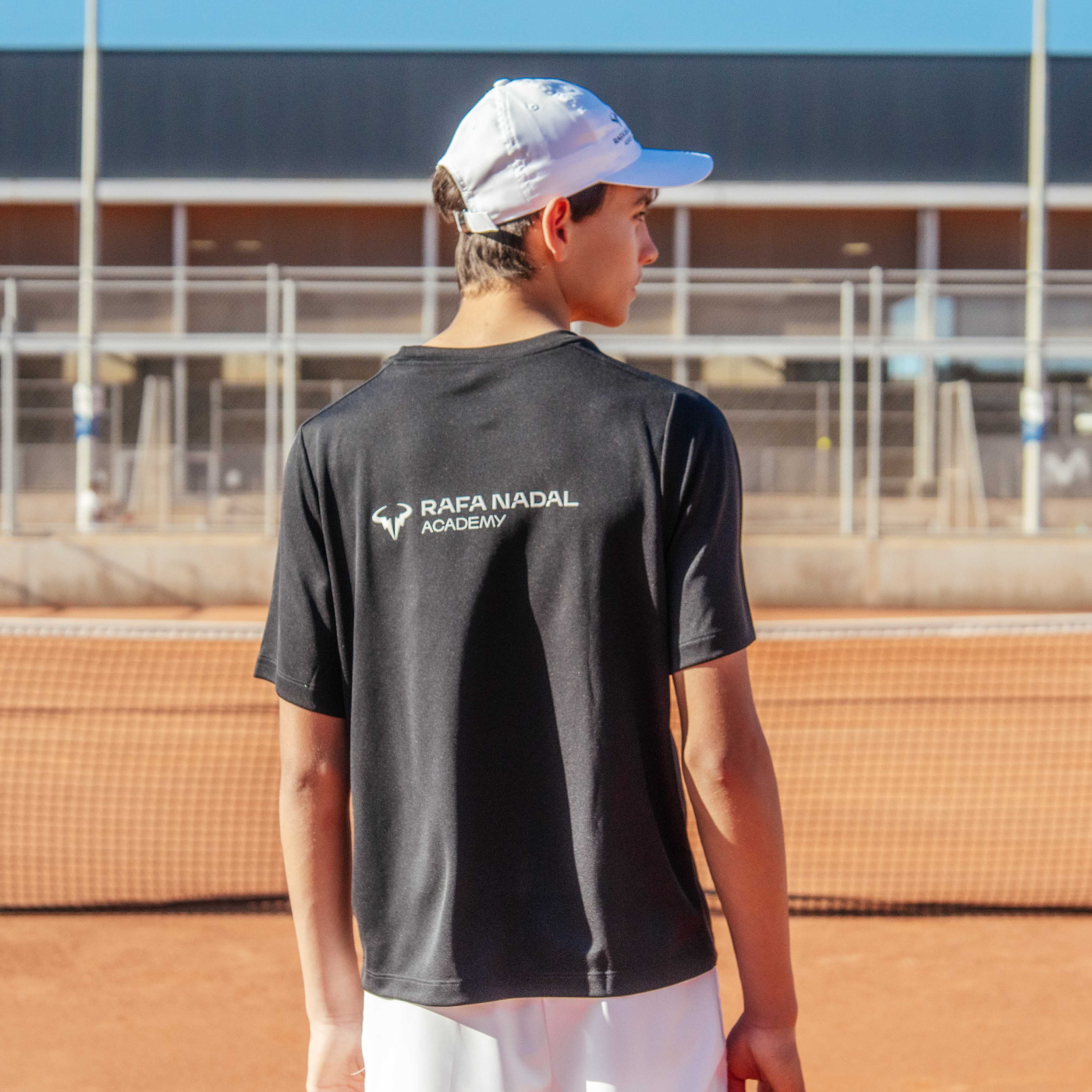 Rafa Nadal Academy Camiseta Negra Infantil