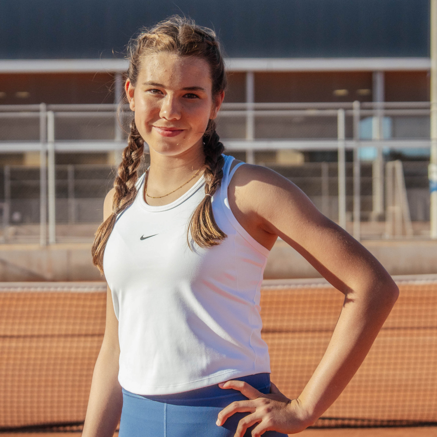 Rafa Nadal Academy Camiseta Tirantes Blanca Niña