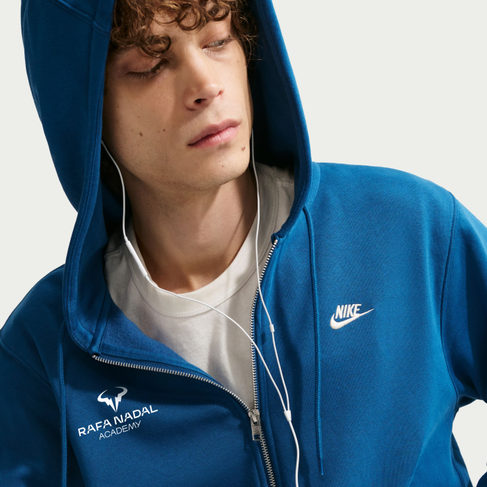 Rafa Nadal Academy Men's Blue Zip Hoodie