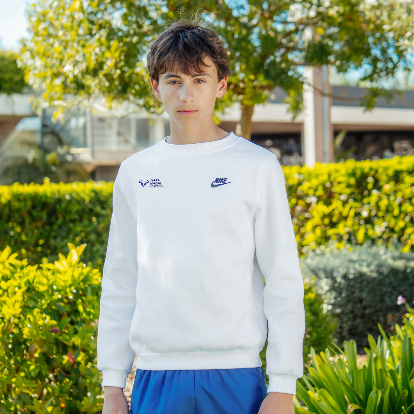 Rafa Nadal Academy White Kids' Sweatshirt