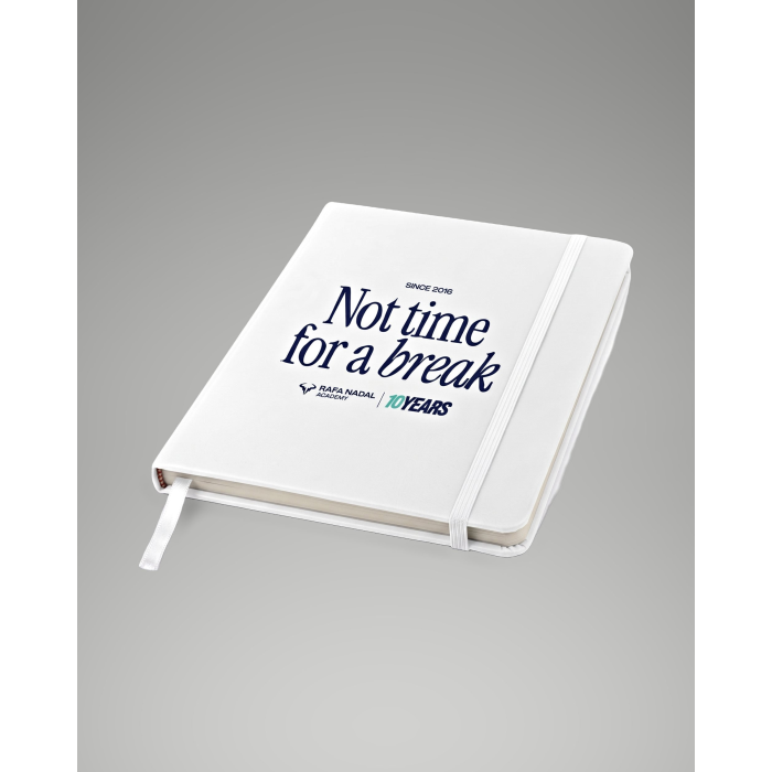 Rafa Nadal Academy White Notebook 10th Anniversary