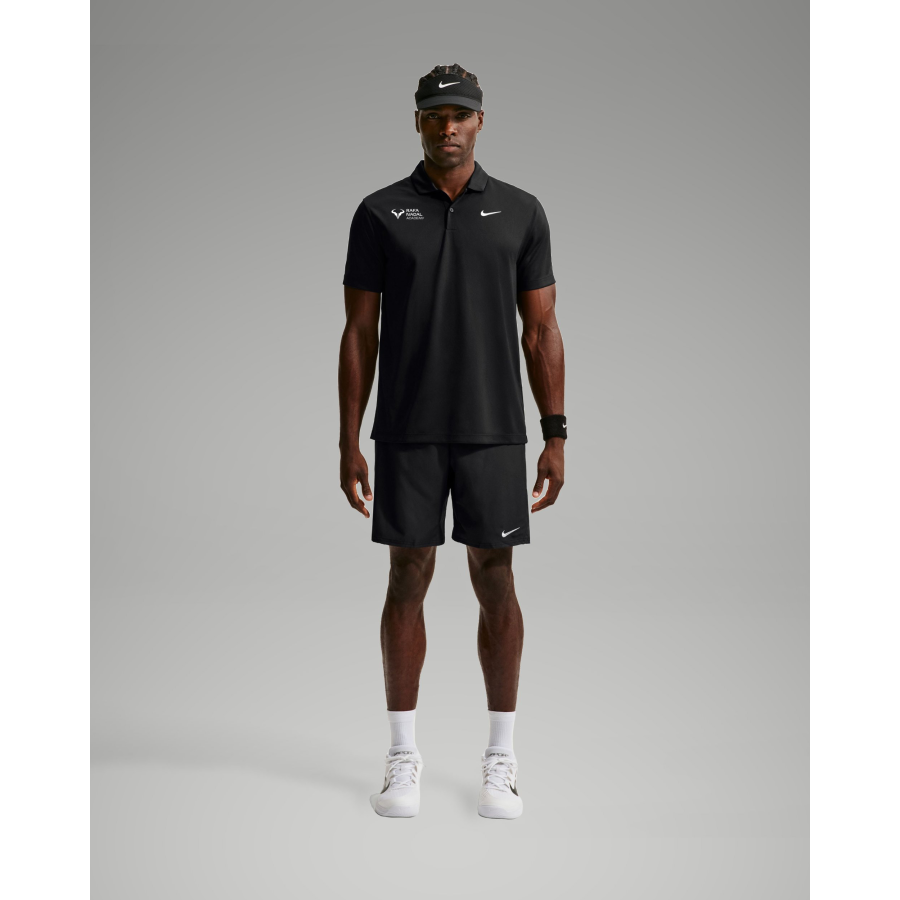 Rafa Nadal Academy Men's Black Dry-fit Polo