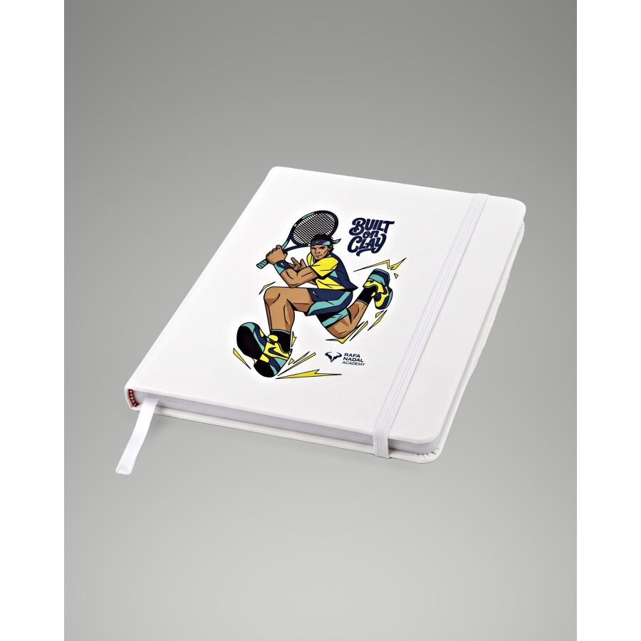 Rafa Nadal Academy White Notebook