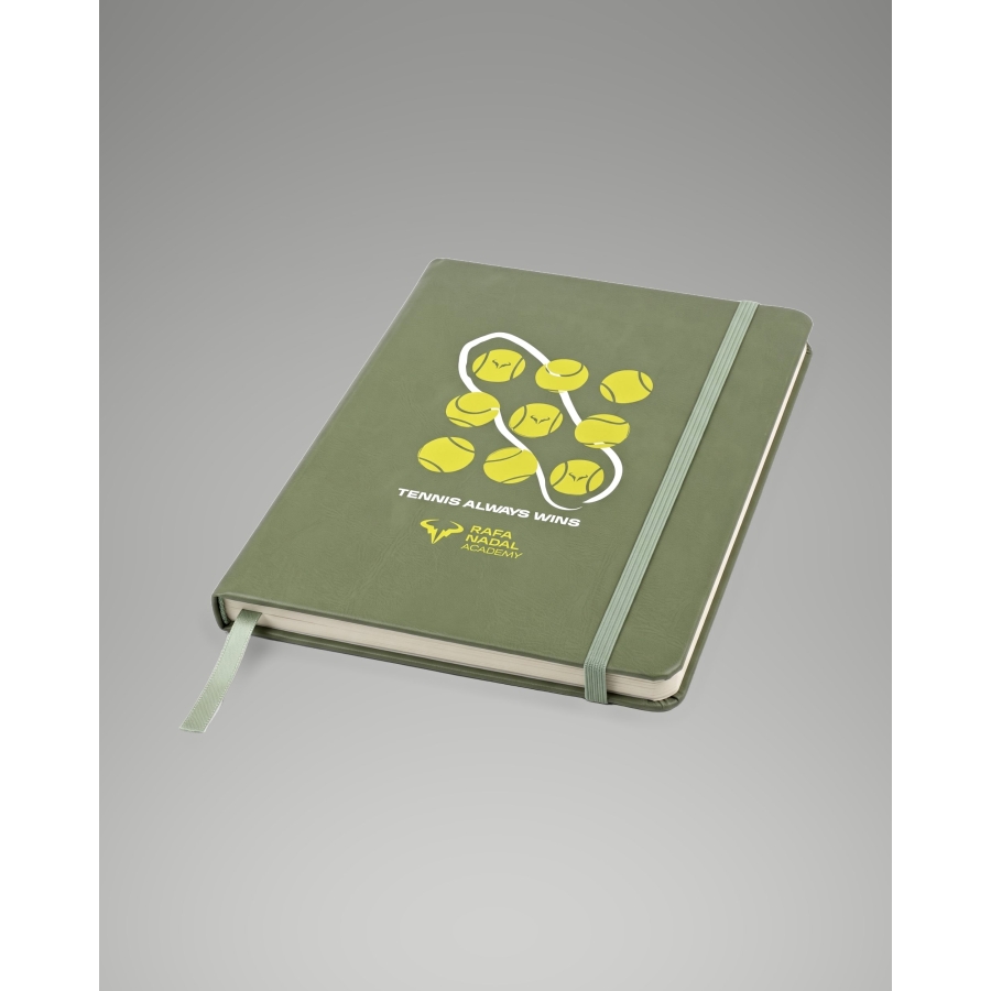 Rafa Nadal Academy Green Notebook