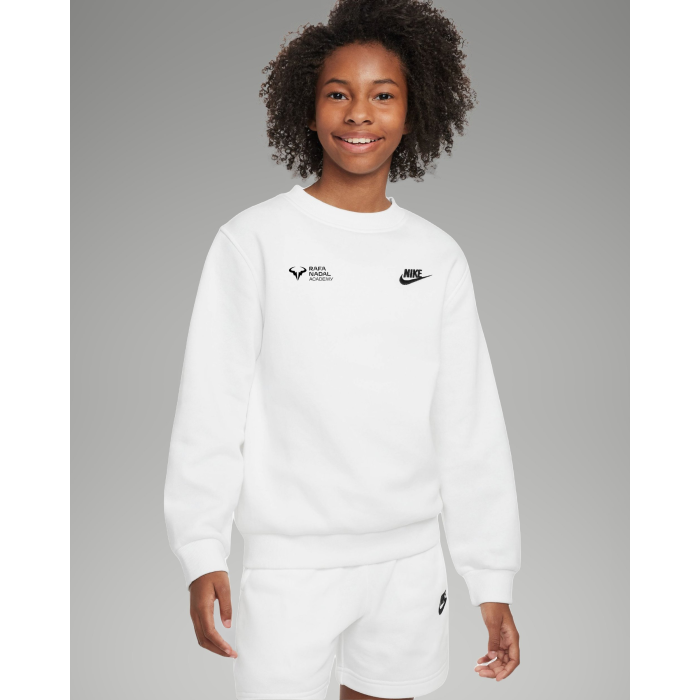 Rafa Nadal Academy Sudadera Blanca Infantil -Player-