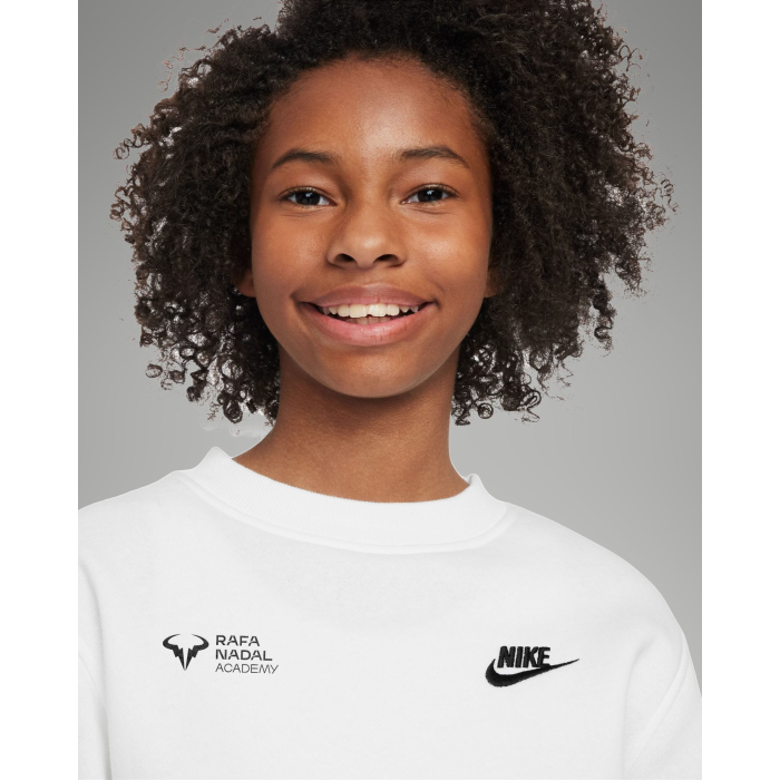 Rafa Nadal Academy Kid's White Sweatshirt -Player-