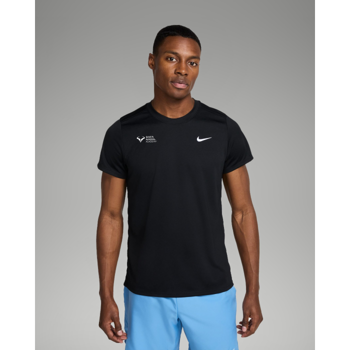 Rafa Nadal Academy Camiseta Negra Hombre -Born to compete-