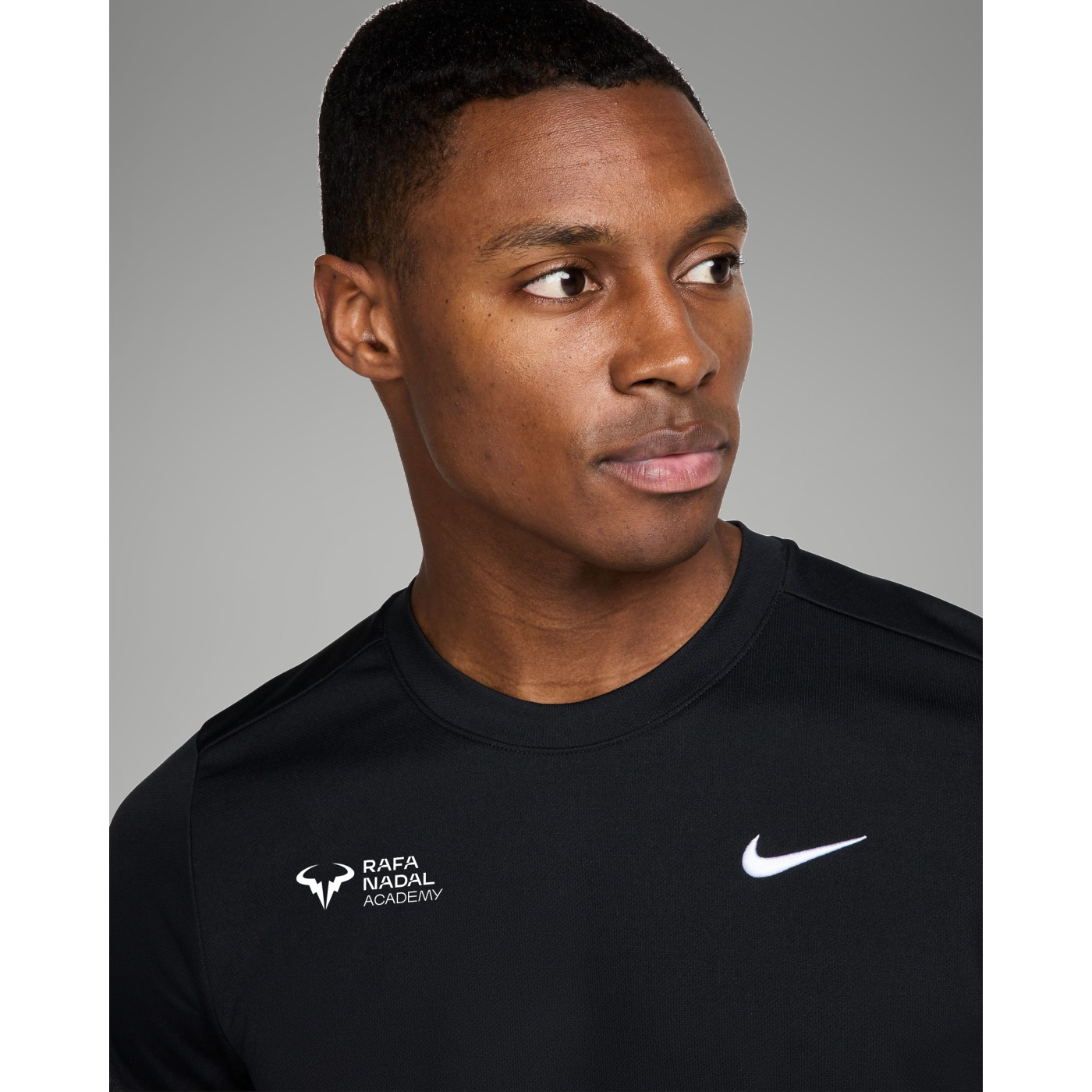 Rafa Nadal Academy Men's Black T-Shirt -Born to compete-