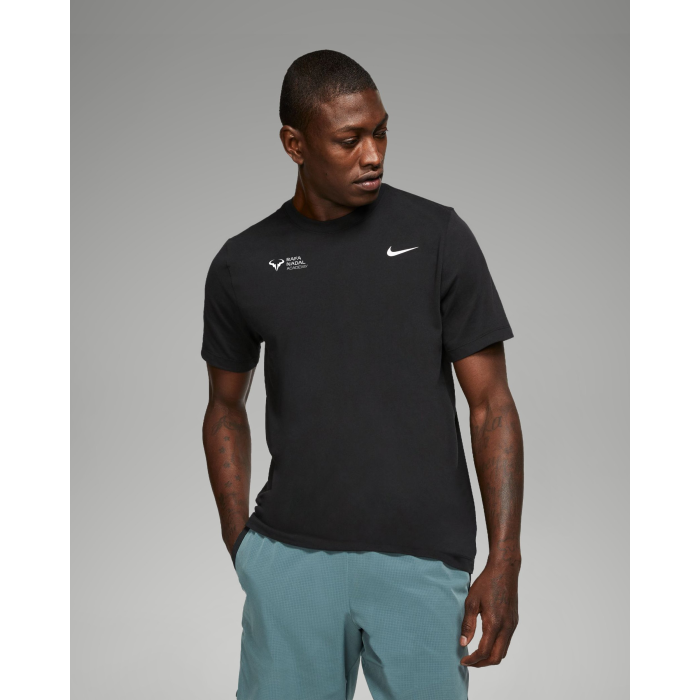 Rafa Nadal Academy Men's Black T-shirt -Train Under the Sun-