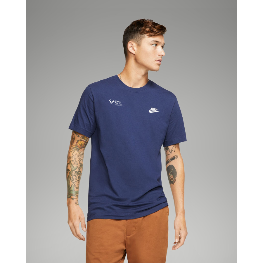 Rafa Nadal Academy Men's Blue T-Shirt -Tennis Always Wins-