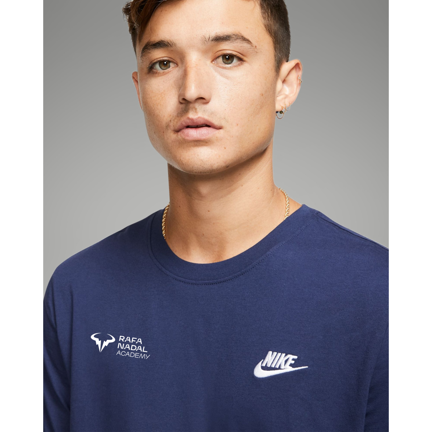 Rafa Nadal Academy T-shirt Bleu Homme -Tennis Always Wins-