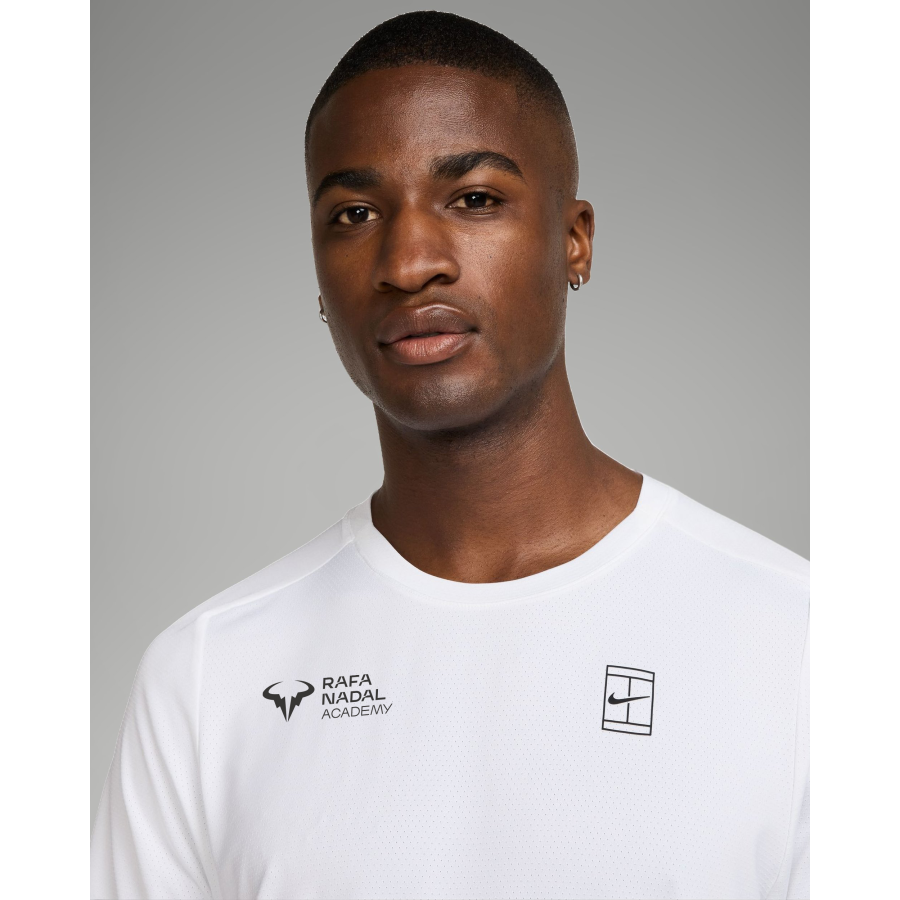 Rafa Nadal Academy Men's White T-Shirt -Born to Compete-