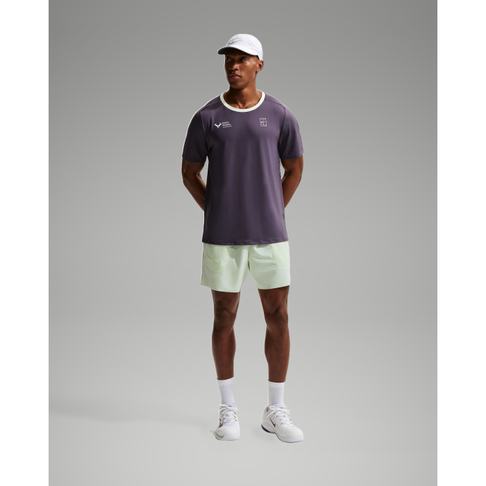Rafa Nadal Academy Men's Purple T-Shirt -Born to Compete-
