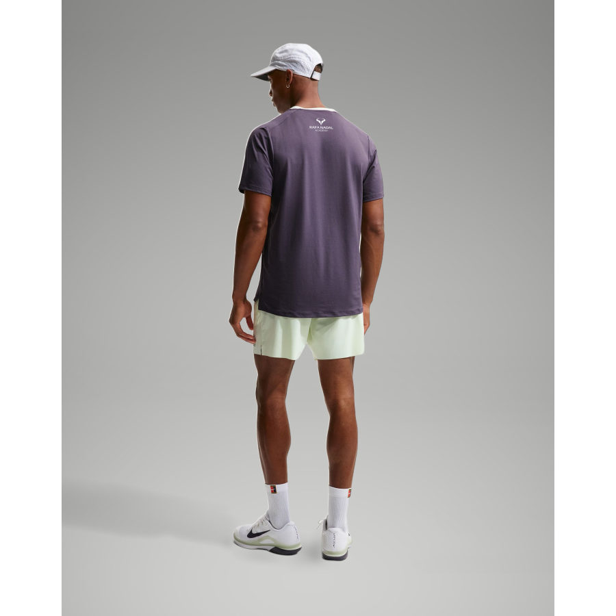 Rafa Nadal Academy Camiseta Lila Hombre -Born to Compete-